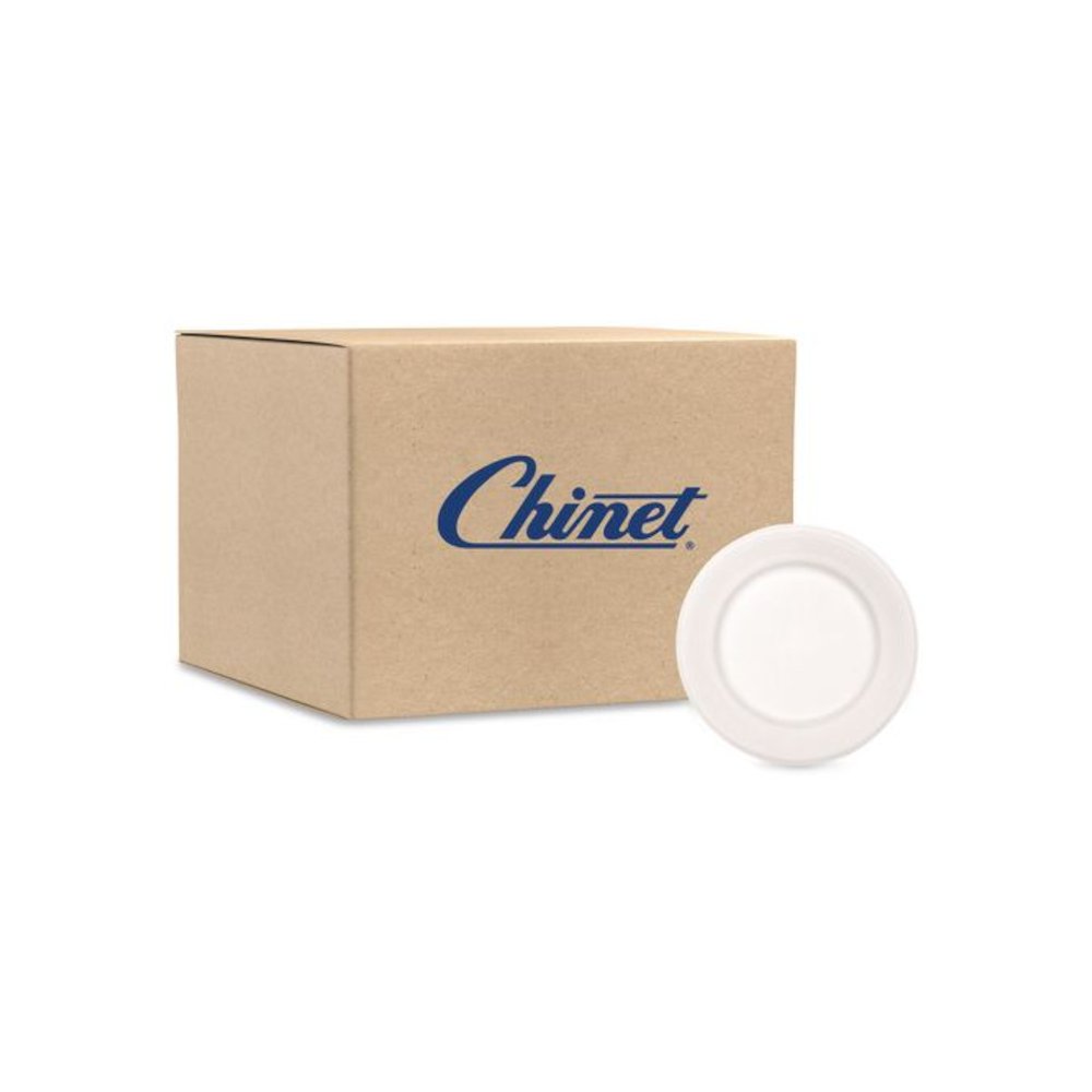 Paper Dinnerware, Plate, 10.5" dia, White, 500/Carton. Picture 1
