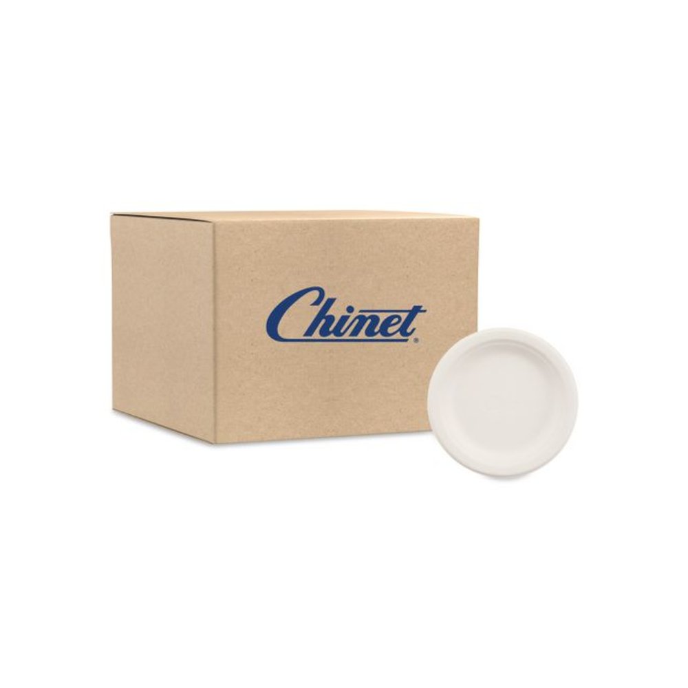 Paper Dinnerware, Plate, 6" dia, White, 1,000/Carton. Picture 1