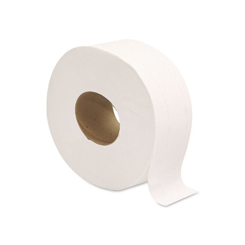 JRT Jumbo-Junior Bath Tissue, 2-Ply, 3.1" x 1,000 ft, White, 12 Rolls/Carton. Picture 6