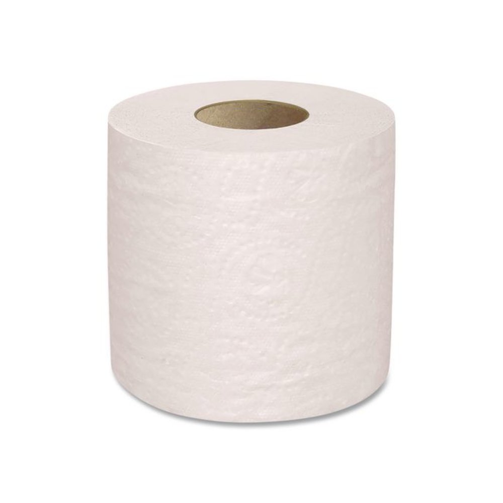 Two-Ply Toilet Tissue, Septic Safe, White, 125 ft Roll Length, 500 Sheets/Roll, 96 Rolls/Carton. Picture 4