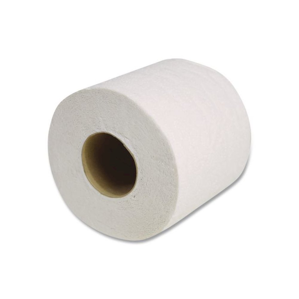 Two-Ply Toilet Tissue, Septic Safe, White, 125 ft Roll Length, 500 Sheets/Roll, 96 Rolls/Carton. Picture 9