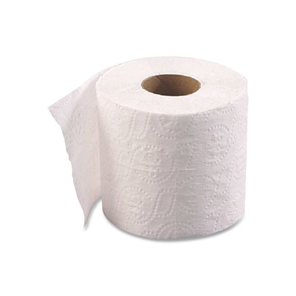 Small Roll Bath Tissue, Septic Safe, 1-Ply, White, 1,500 Sheets/Roll, 60 Rolls/Carton. Picture 5