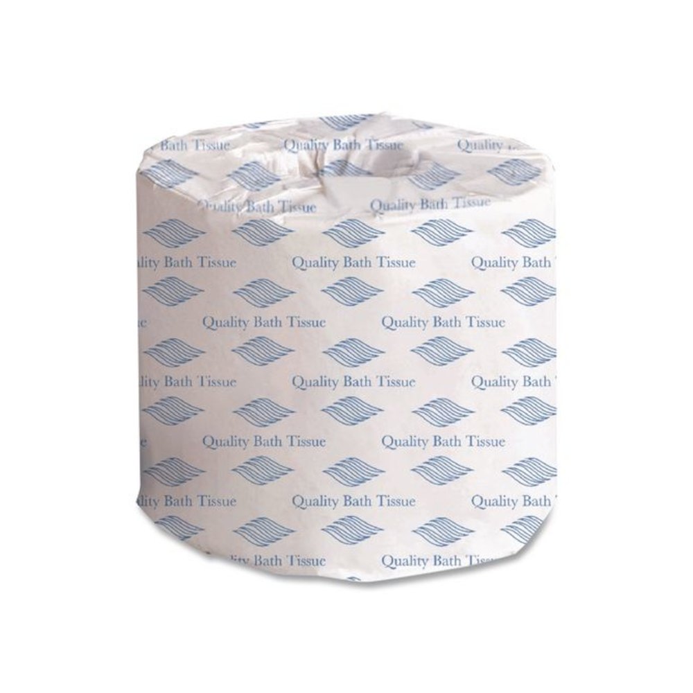 Standard Bath Tissue, 2-Ply, White, 400 Sheets/Roll, 96 Rolls/Carton. Picture 5