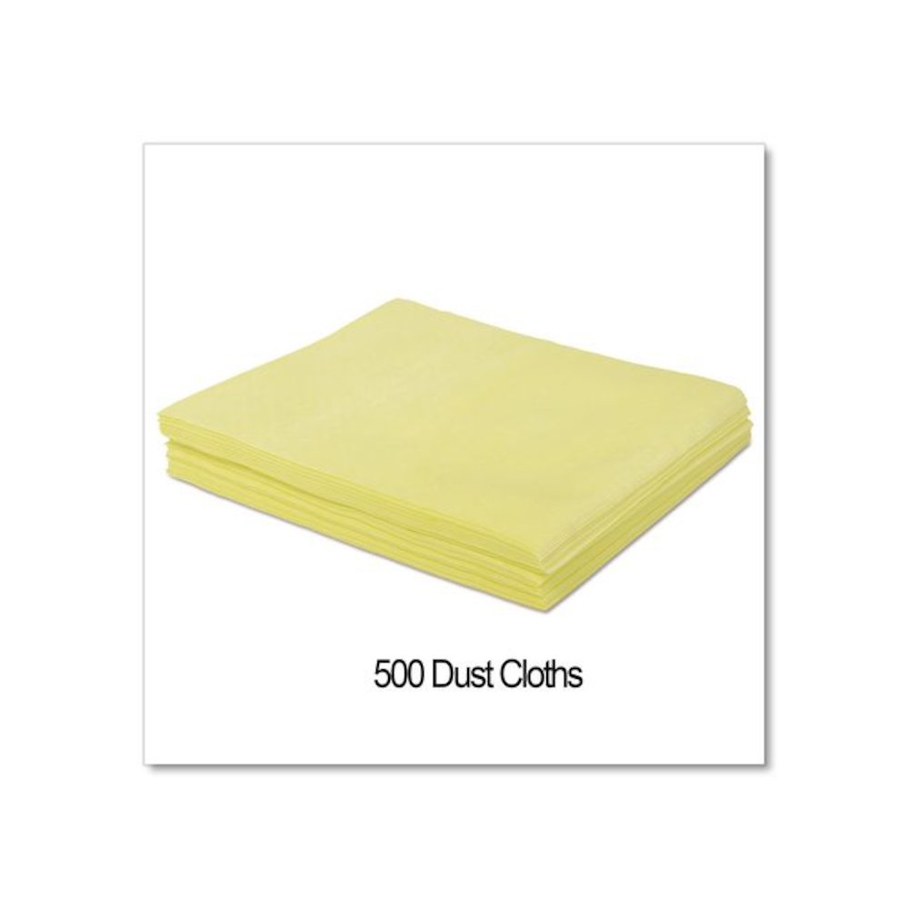 Dust Cloths, 18 x 24, Yellow, 50/Bag, 10 Bags/Carton. Picture 3