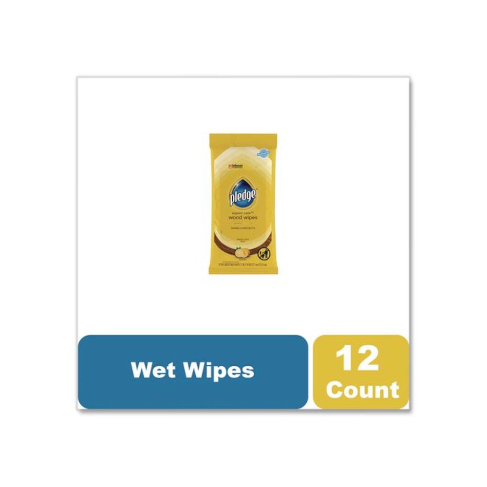 Lemon Scent Wet Wipes, Cloth, 7 x 10, White, 24/Pack, 12 Packs/Carton. Picture 3