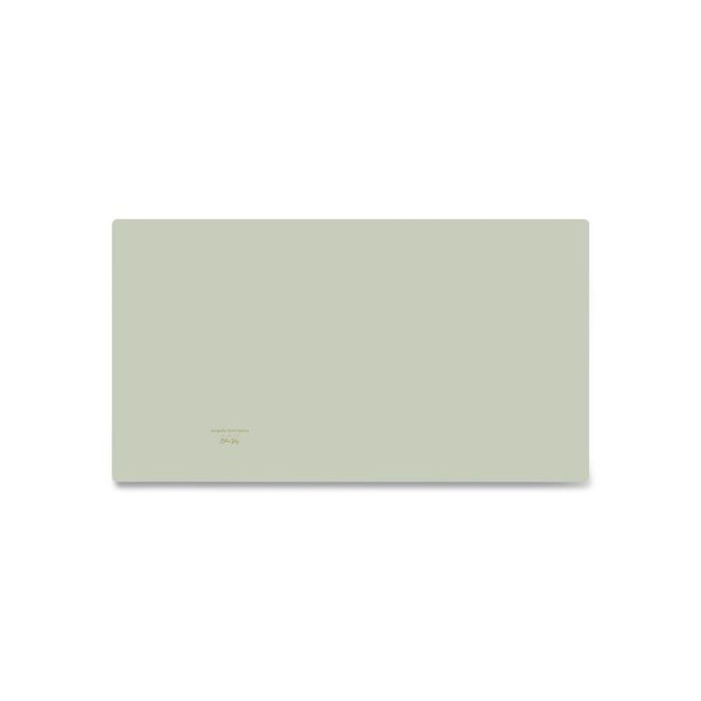 Bespoke Letterpress Ring Binder, 3 Rings, 1.25" Capacity, 11 x 8.5, Green/Lemon Design. Picture 2