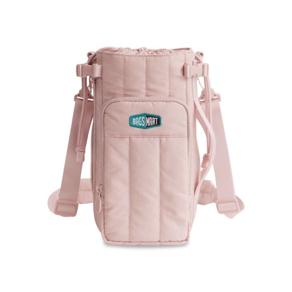 Walker Water Bottle Sling Bag, 4.3 x 4.3 x 10.3, Pink. Picture 1