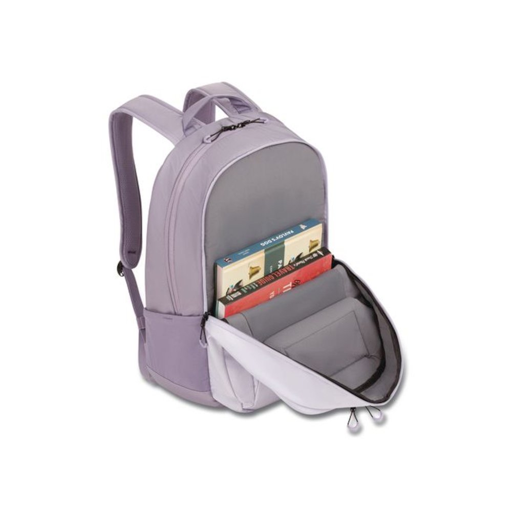 Adventure Laptop Backpack, Fits Devices Up to 16", 12.5 x 7.5 x 18.5, Lavender. Picture 6