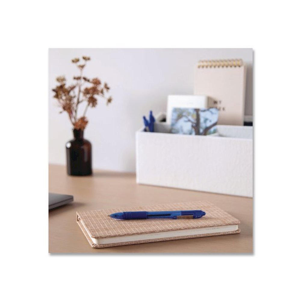 Z-Grip Ballpoint Pen, Retractable, Medium 1 mm, Blue Ink and Barrel, 48/Pack. Picture 3