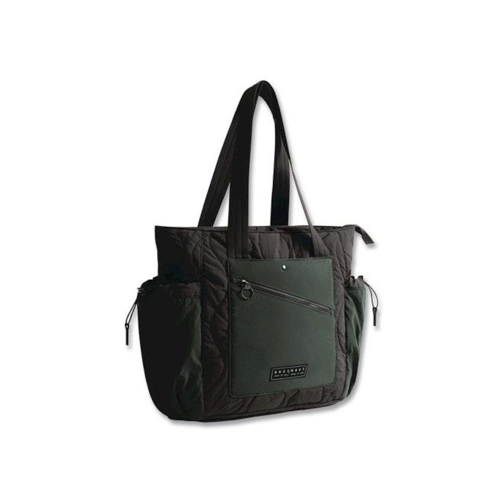 Vega Tote Bag, Fits Devices Up to 15.6", 6 x 15.7 x 14, Black. Picture 2