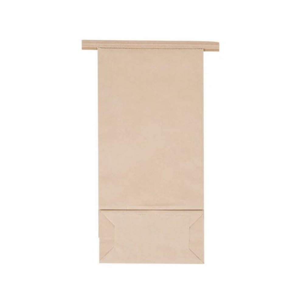 Stand-Up Window Bakery Bag, 4.75 x 2.5 x 9.5, Natural, 500/Carton. Picture 2