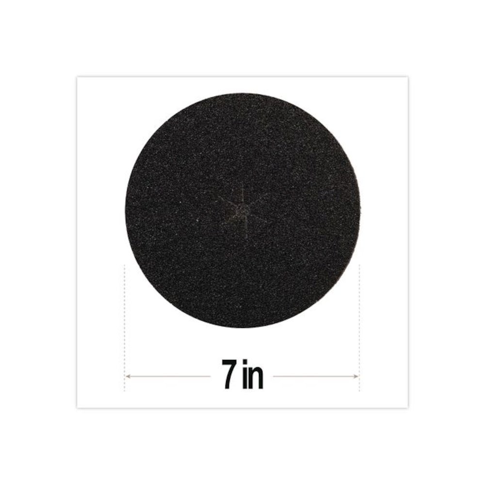 Resinite Floor Surfacing Disc, 7" Diameter, Black, 300/Carton. Picture 4