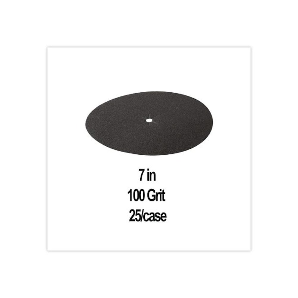 Regalite Floor Surfacing Hookit Discs, 7" Diameter, Purple, 200/Carton. Picture 4