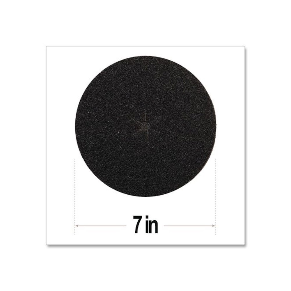 Floor Surfacing Hookit Discs, 7" Diameter, 60 Grit, Purple, 200/Carton. Picture 4