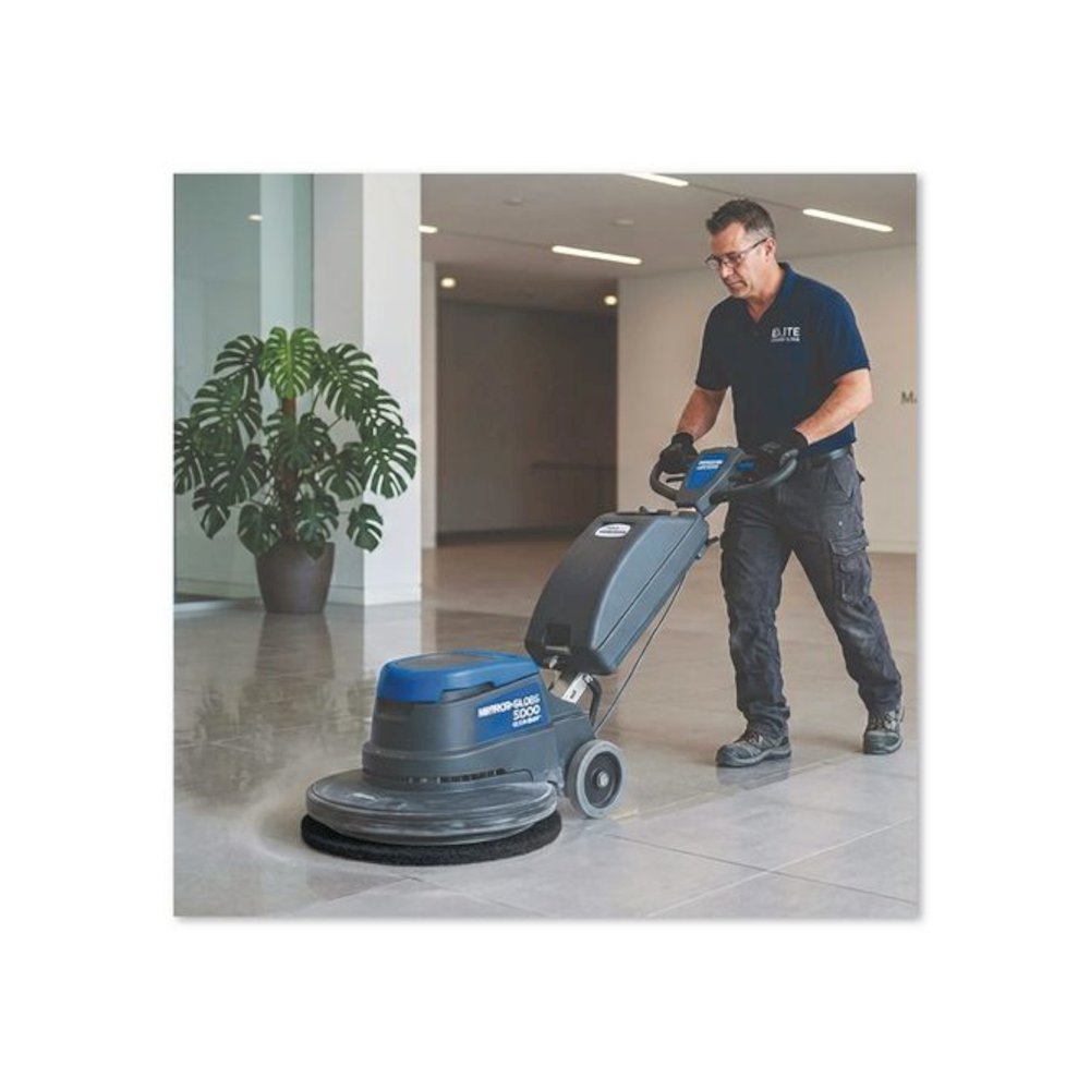 Stripping Floor Pads, 19" Diameter, Black, 5/Carton. Picture 7
