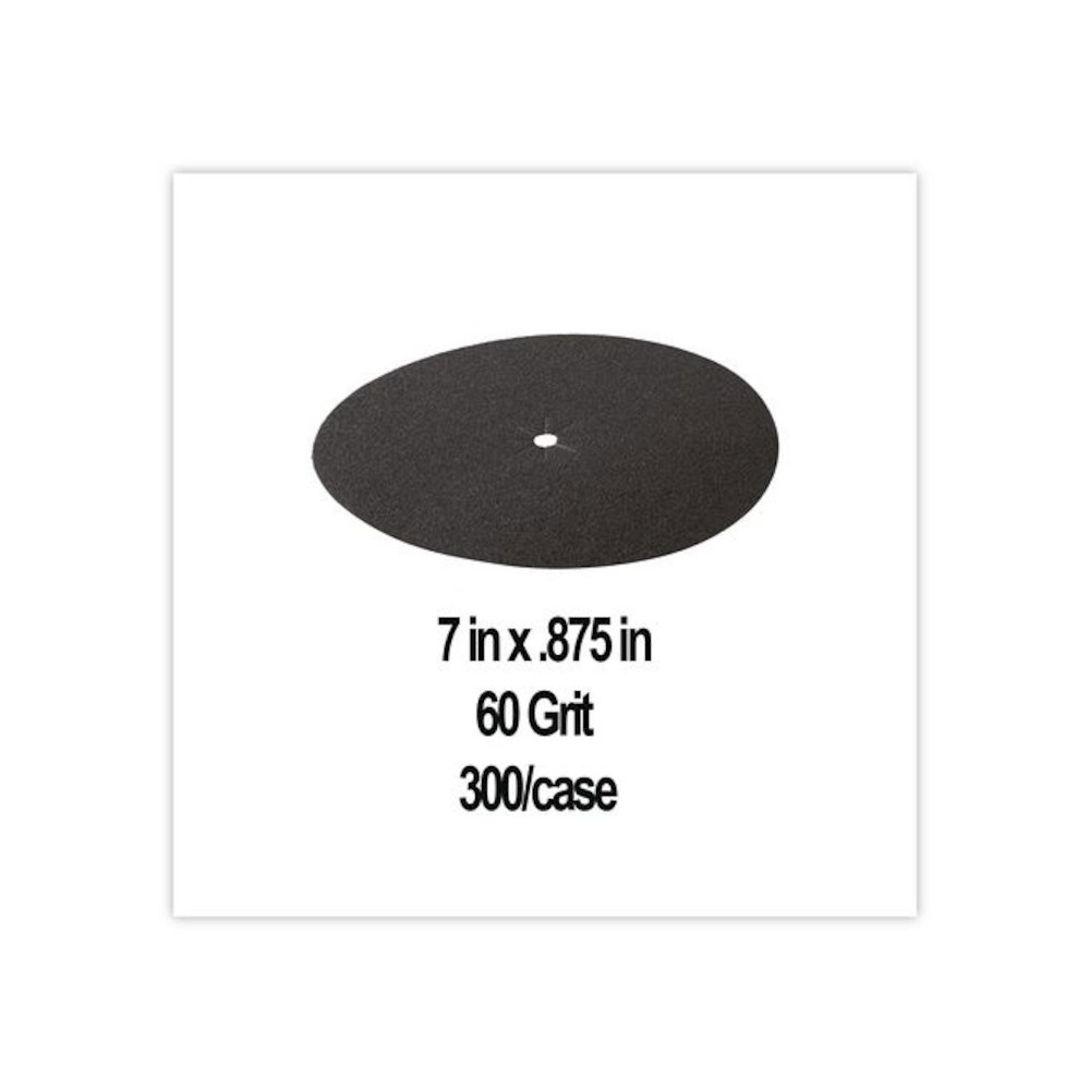 Resinite Floor Surfacing Disc, 7" Diameter, Black, 300/Carton. Picture 3