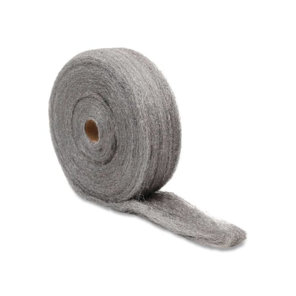 Industrial-Quality Steel Wool Reel, #3 Coarse, 5 lb Reel, Steel Gray, 6/Carton. Picture 2