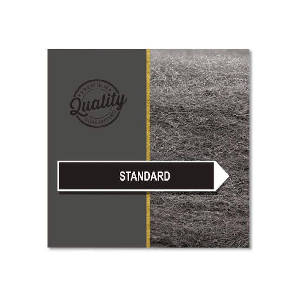 Radial Steel Wool Pads, Grade 3 (Standard): Cleaning and Polishing, 20" Diameter, Gray, 12/Carton. Picture 4