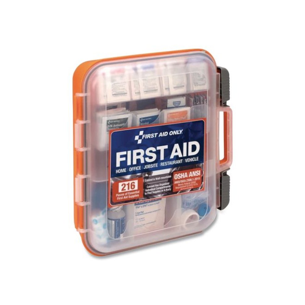 ANSI Class A Bulk First Aid Kit, 210 Pieces, Plastic Case. Picture 4