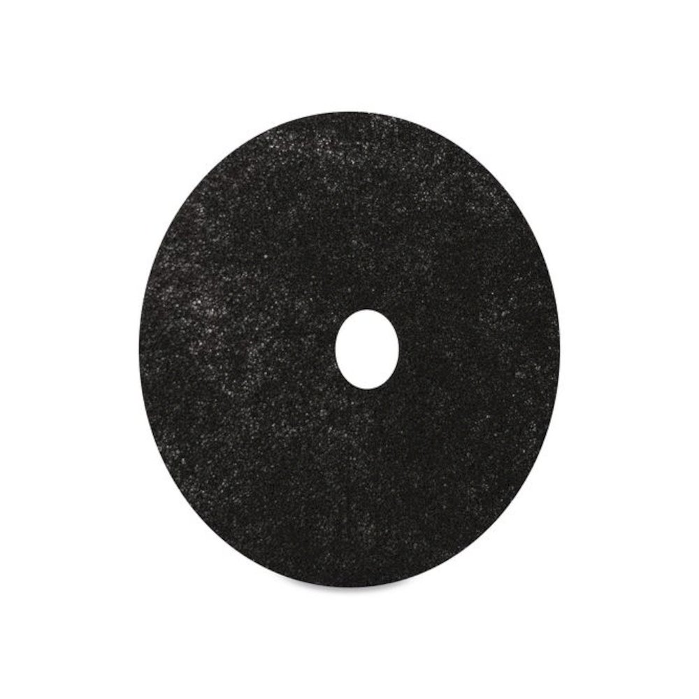 Stripping Pads, Heavy-Duty, 20" Diameter, Black, 5/Carton. Picture 2