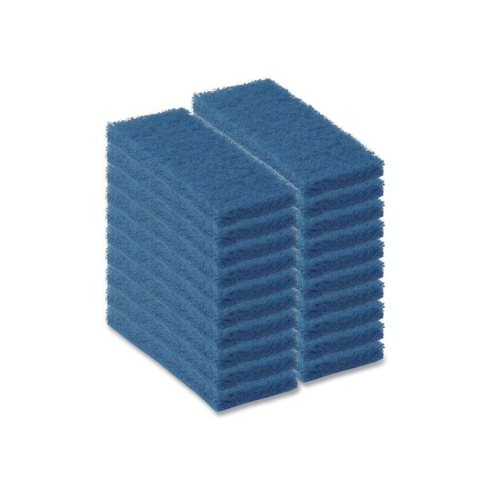Octopus 102 Medium Duty Cleaning Pad, 5" x 9", Blue, 20/Carton. Picture 1