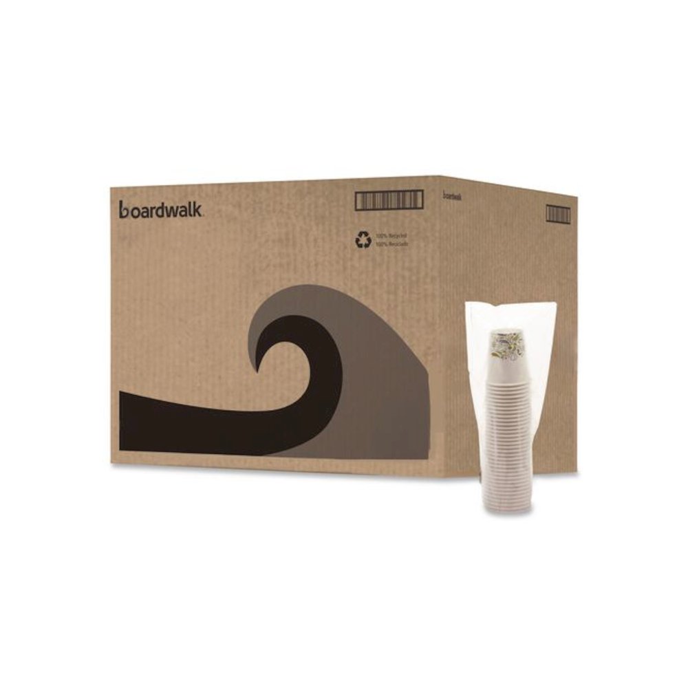 Deerfield Printed Paper Hot Cups, 8 oz, 50/Sleeve, 20 Sleeves/Carton. Picture 1