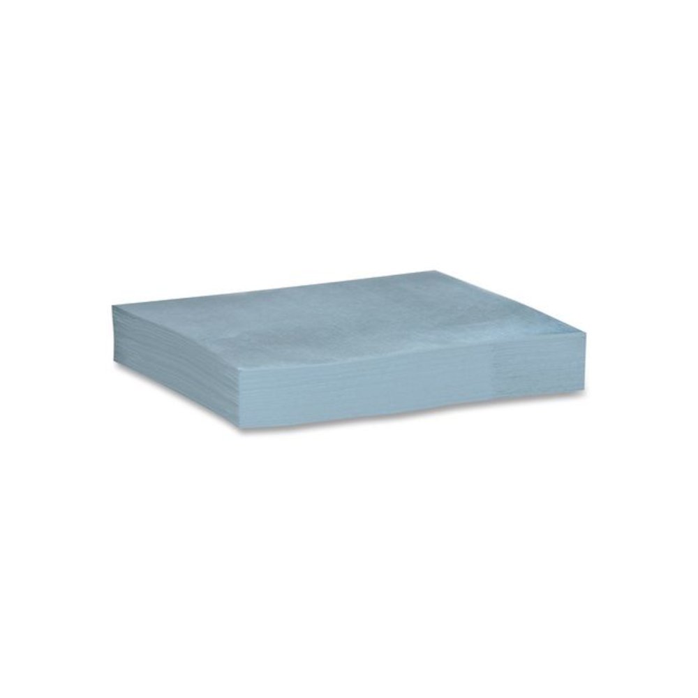 VeraClean Critical Cleaning Wipes, Smooth Texture, 1/4 Fold, 1-Ply, 12 x 13, Unscented, Blue, 400/Carton. Picture 2