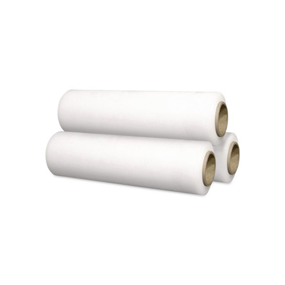 Stretch Film and Shrink Wrap, A and B, 18" x 1,500 ft, 57-Gauge, Clear, 4/Carton. Picture 2