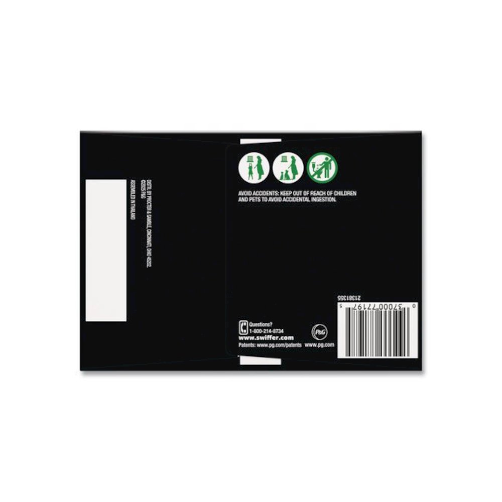 Heavy-Duty Dry Refill Cloths, 10.3 x 7.8, White, 20/Pack, 4 Packs/Carton. Picture 4