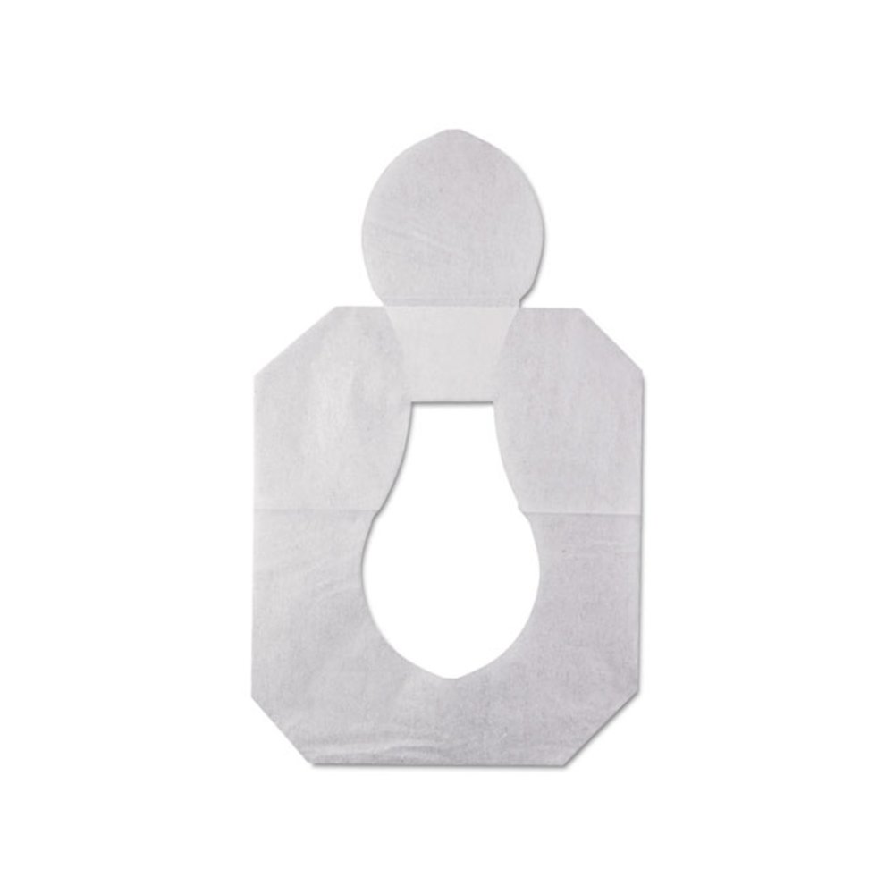 Health Gards Toilet Seat Covers, Half-Fold, 14.25 x 16.5, White, 250/Pack, 10 Boxes/Carton. Picture 3