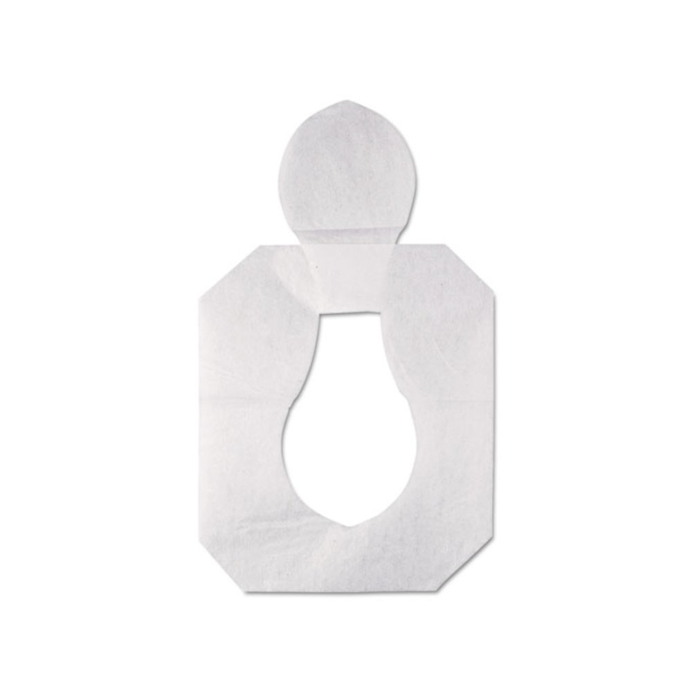 Health Gards Toilet Seat Covers, Half-Fold, 14.25 x 16.5, White, 250/Pack, 4 Packs/Carton. Picture 3