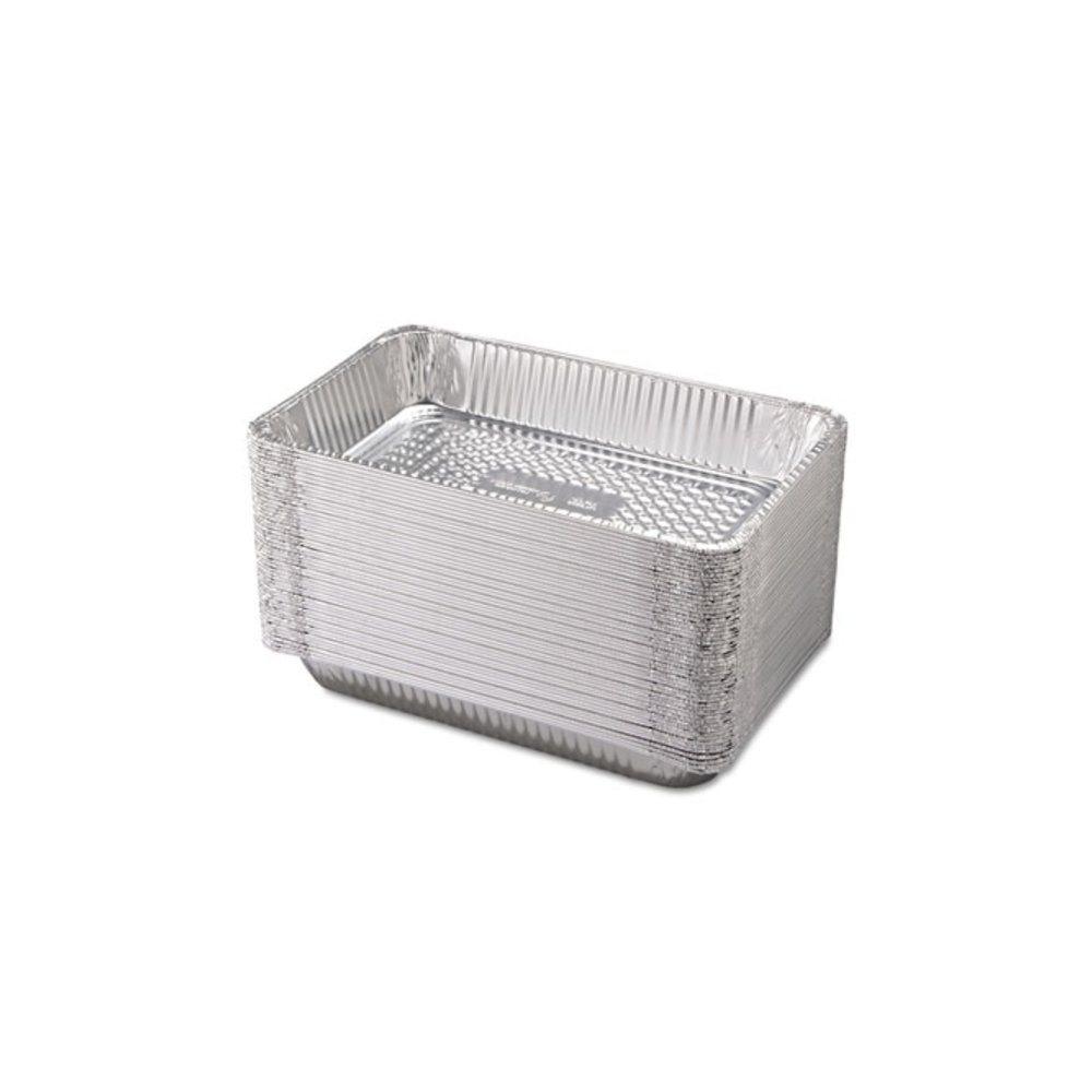 Aluminum Steam Table Pans, Full-Size Deep, 60 Gauge, 3.19" Deep, 12.19 x 20.75, 50/Carton. Picture 1