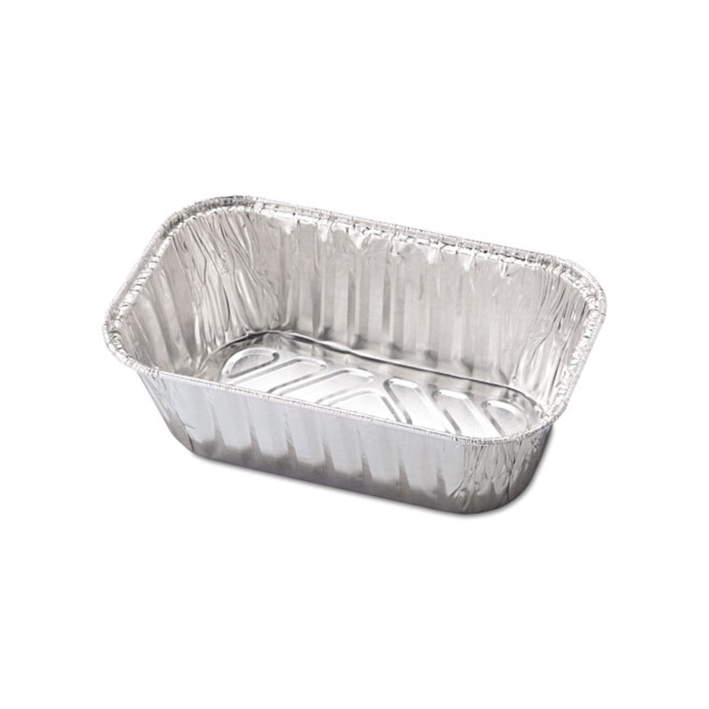 Aluminum Baking Pan, #1 Loaf, 1 lb Capacity, 5.72 x 3.31 x 2.03, 200/Carton. Picture 1