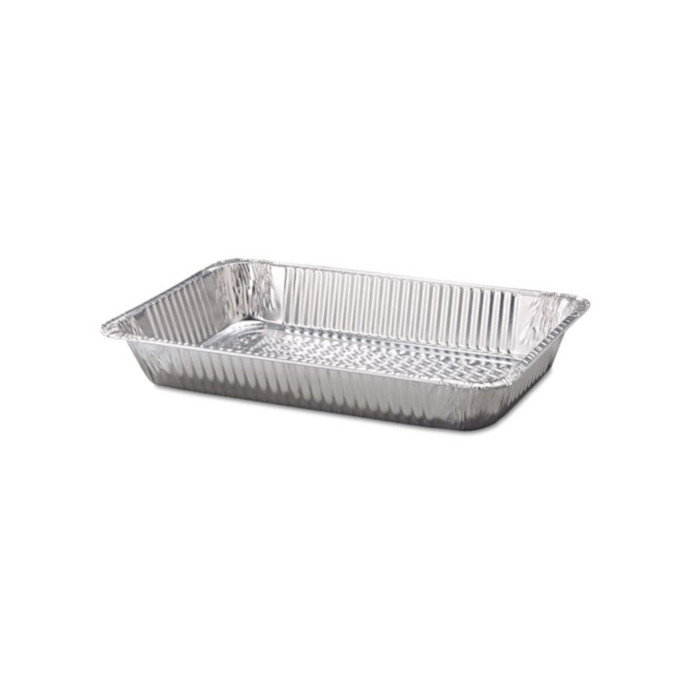 Aluminum Steam Table Pans, Full-Size Deep, 60 Gauge, 3.19" Deep, 12.19 x 20.75, 50/Carton. Picture 2