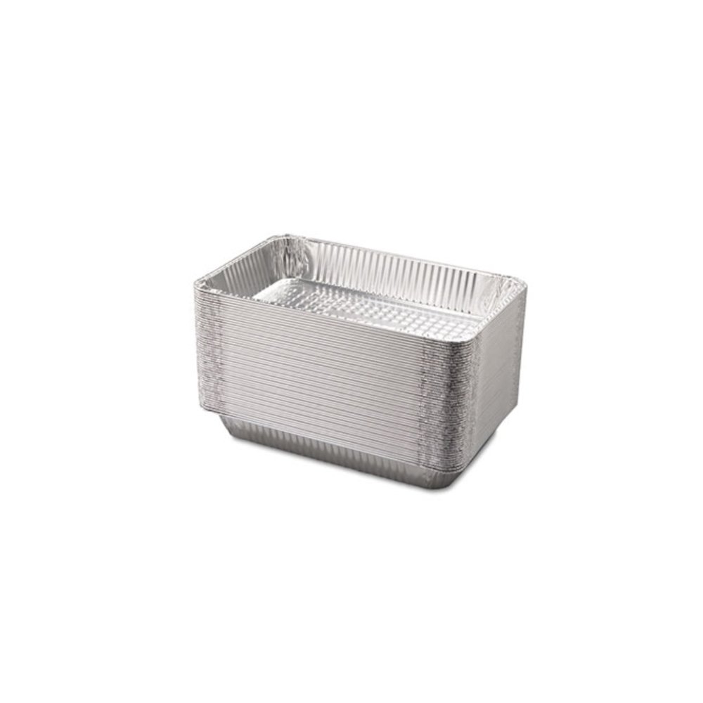 Aluminum Steam Table Pans, Full-Size Deep, 65 Gauge, 3.19" Deep, 12.19 x 20.75, 50/Carton. Picture 2