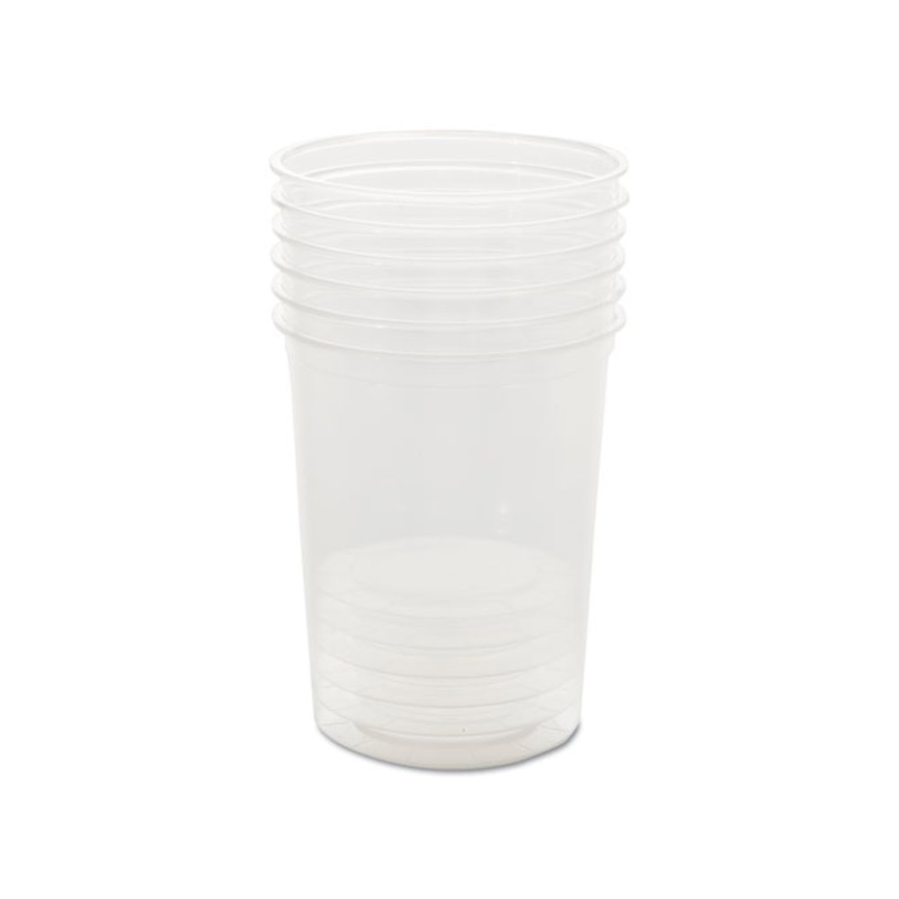 Deli Containers, 32 oz, Clear, Plastic, 50/Pack, 10 Packs/Carton. Picture 2