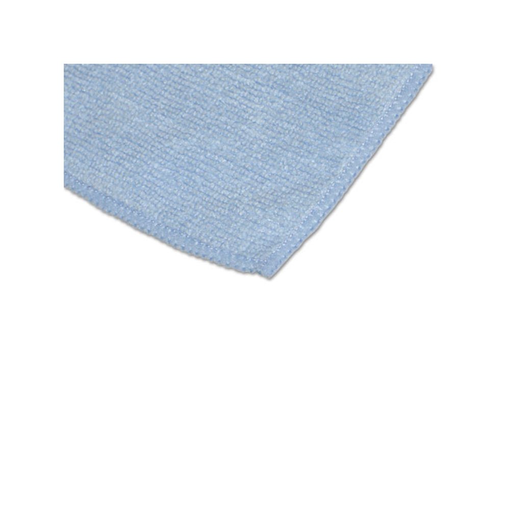 Extra-Large Microfiber Towels Twin-Pack, 15 x 15, Unscented, Blue, 2/Pack. Picture 2