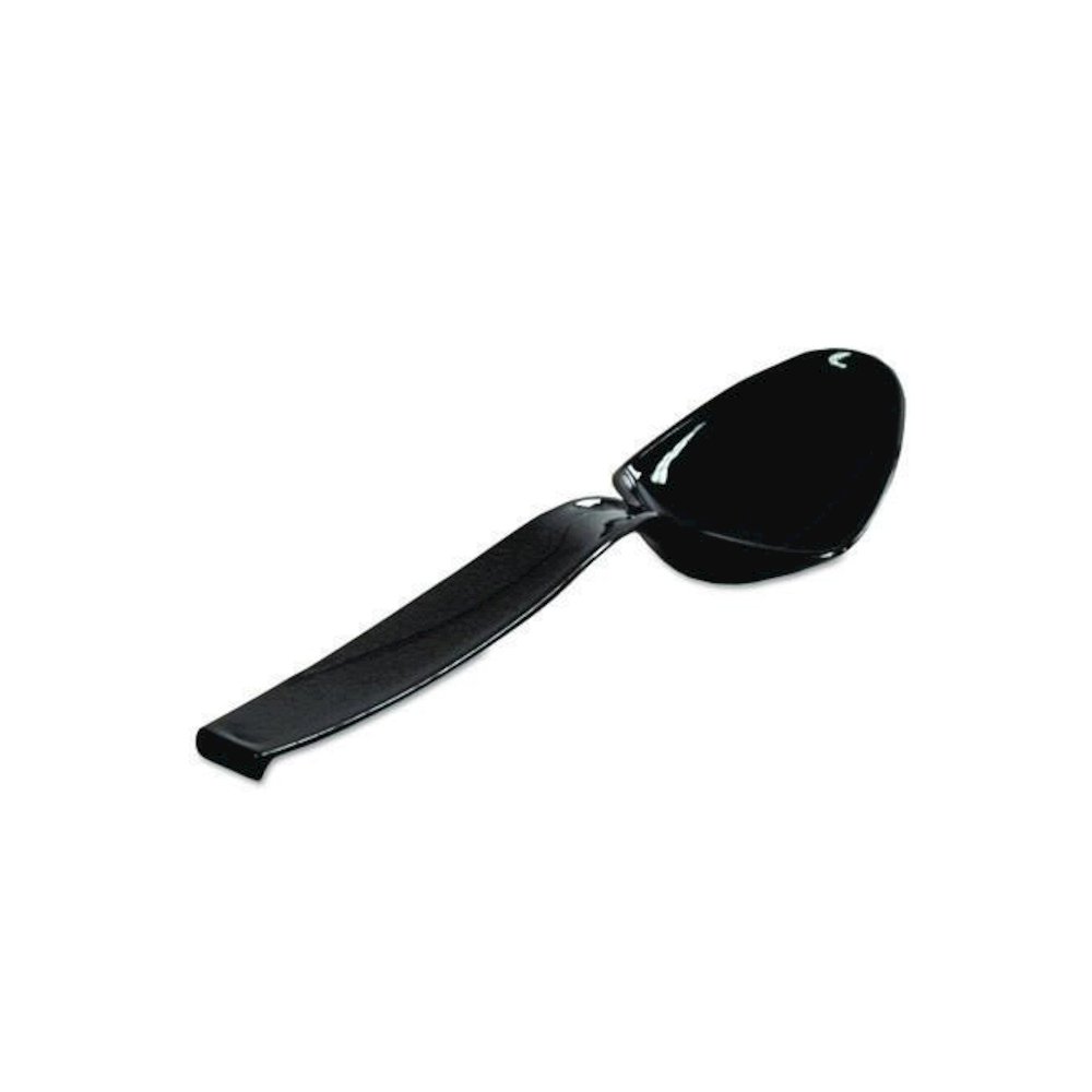 Caterline Plastic Serving Spoons, 9", Black, 144/Carton. Picture 1