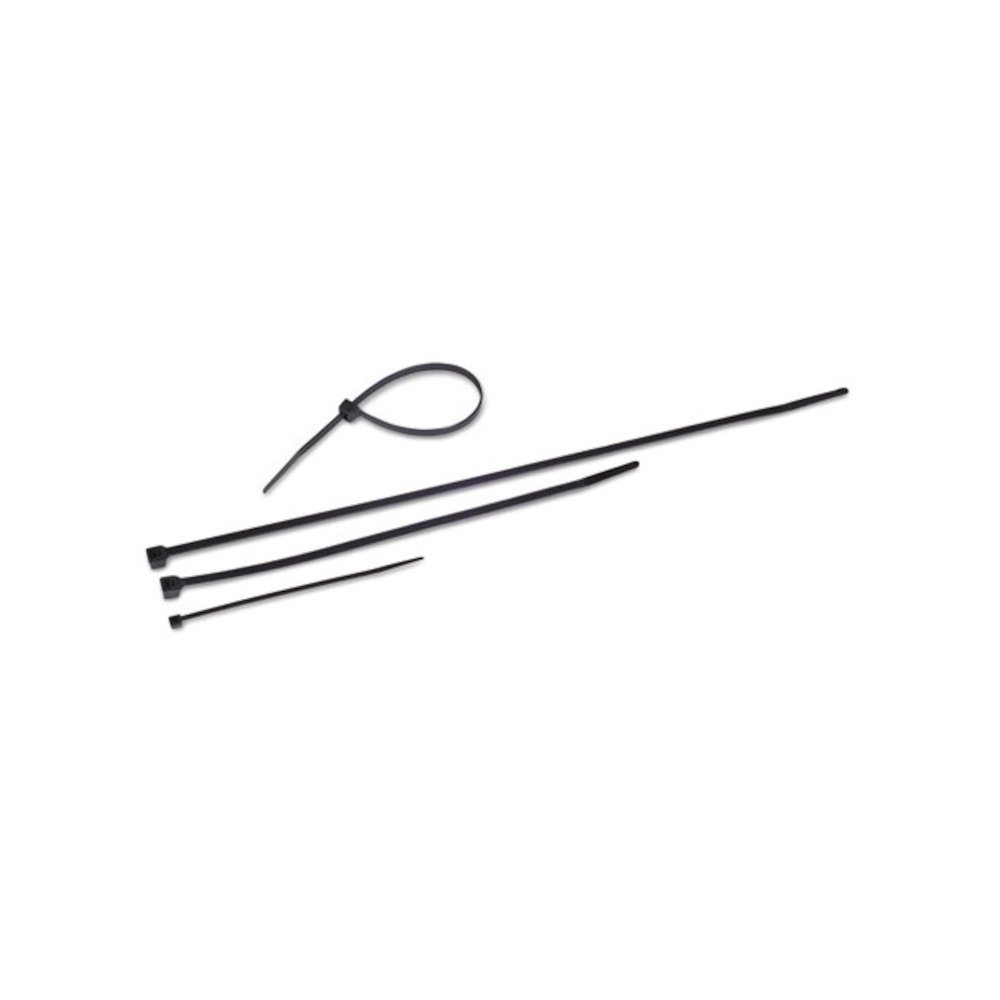 Nylon Cable Ties, 11 x 0.19, 50 lb, Black, 500/Pack. Picture 1