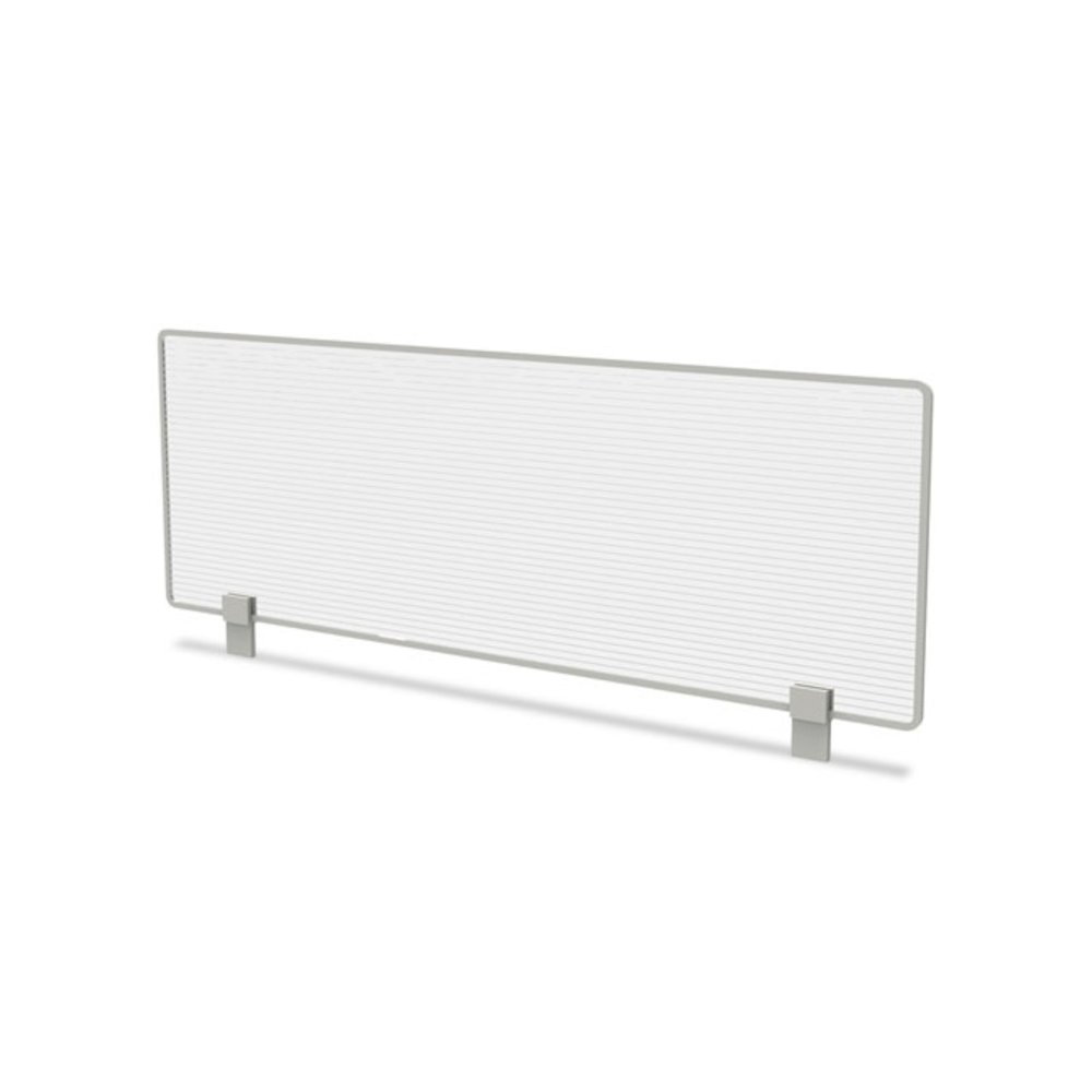 Trento Line Dividing Panel, Polycarbonate, 47.13w x 1.75d x 15.5h, Translucent. Picture 1