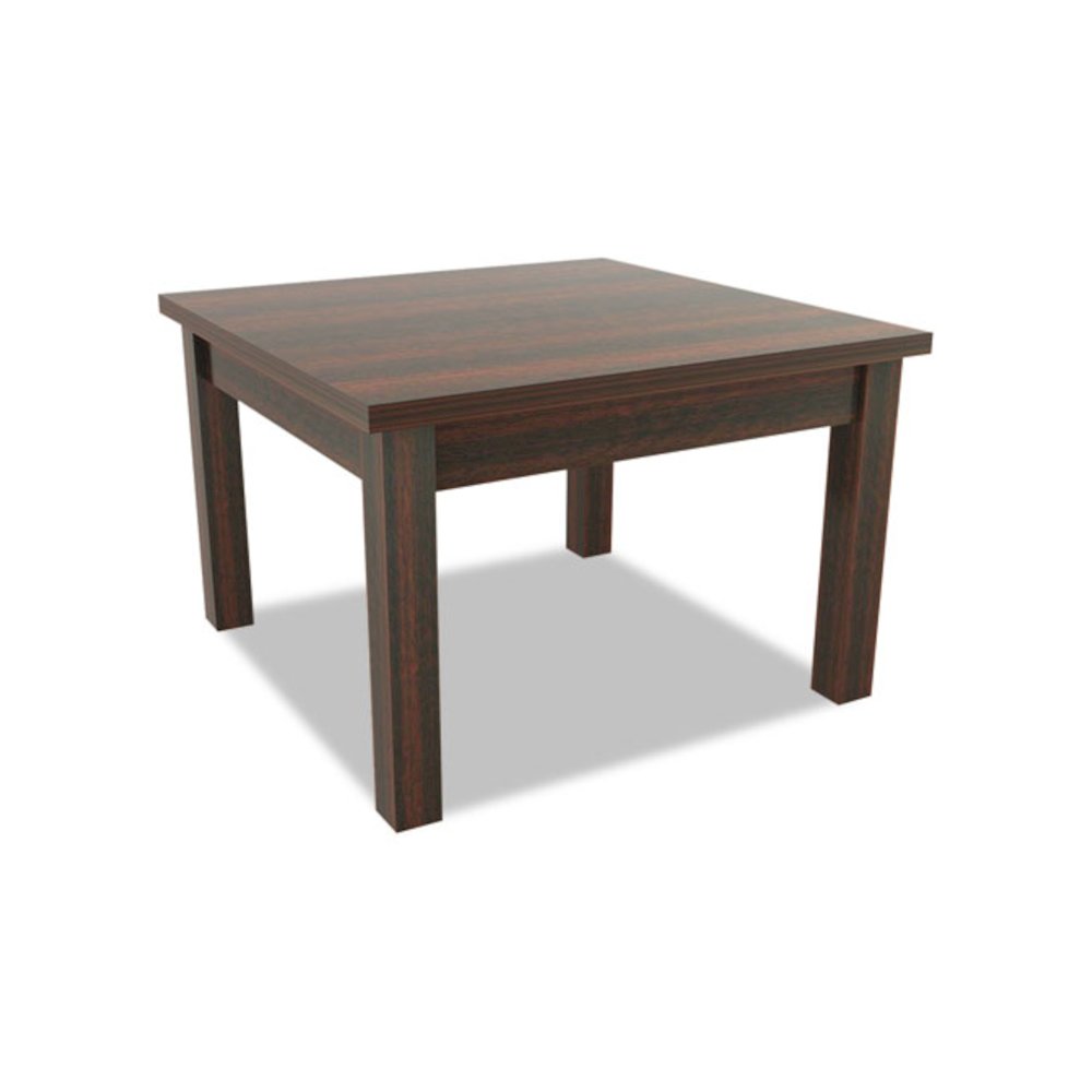 Alera Valencia Series Occasional Table, Rectangle, 23.63w x20d x20.38h, Mahogany. Picture 1