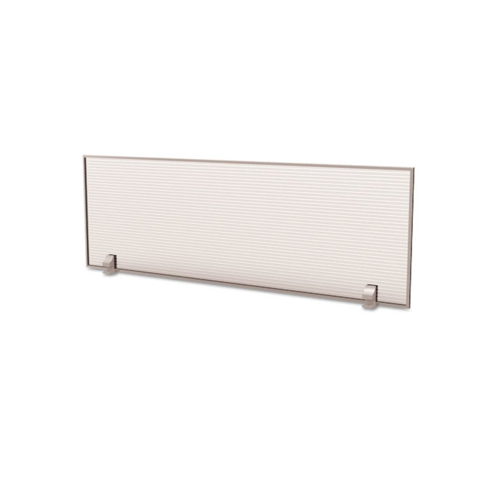 Trento Line Dividing Panel, Polycarbonate, 47.13w x 1.75d x 15.5h, Translucent. Picture 5