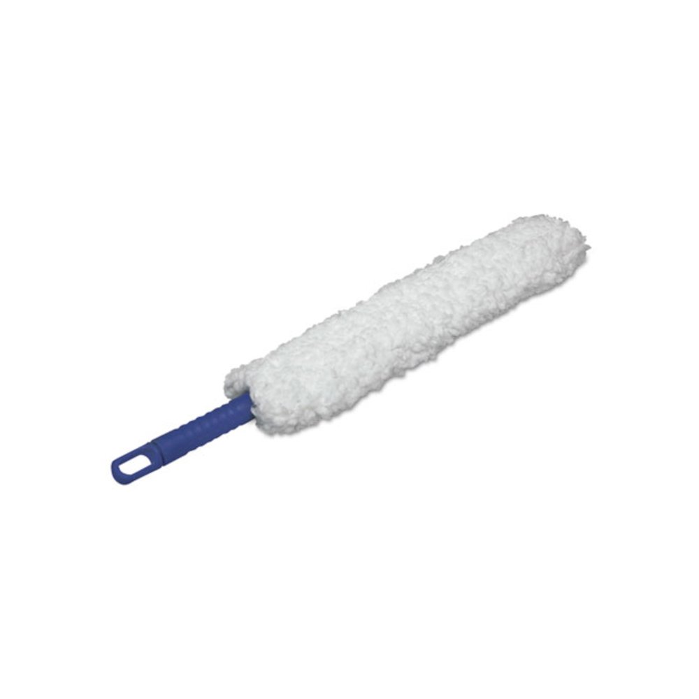 7920015868010, SKILCRAFT Microfiber Duster, 5.5" Handle, Blue. Picture 1