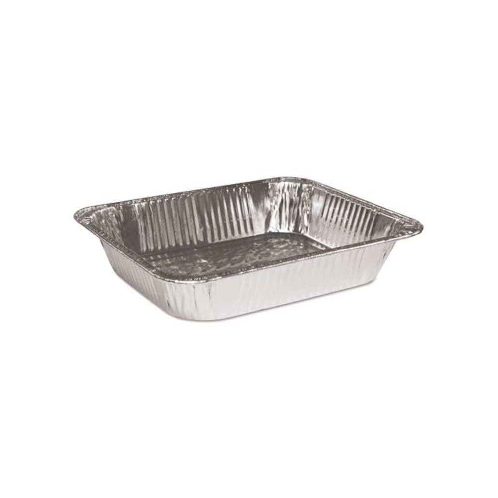 Aluminum Steam Table Pans, Half-Size Deep, 10.38 x 2.56 x 12.75, 100/Carton. Picture 1