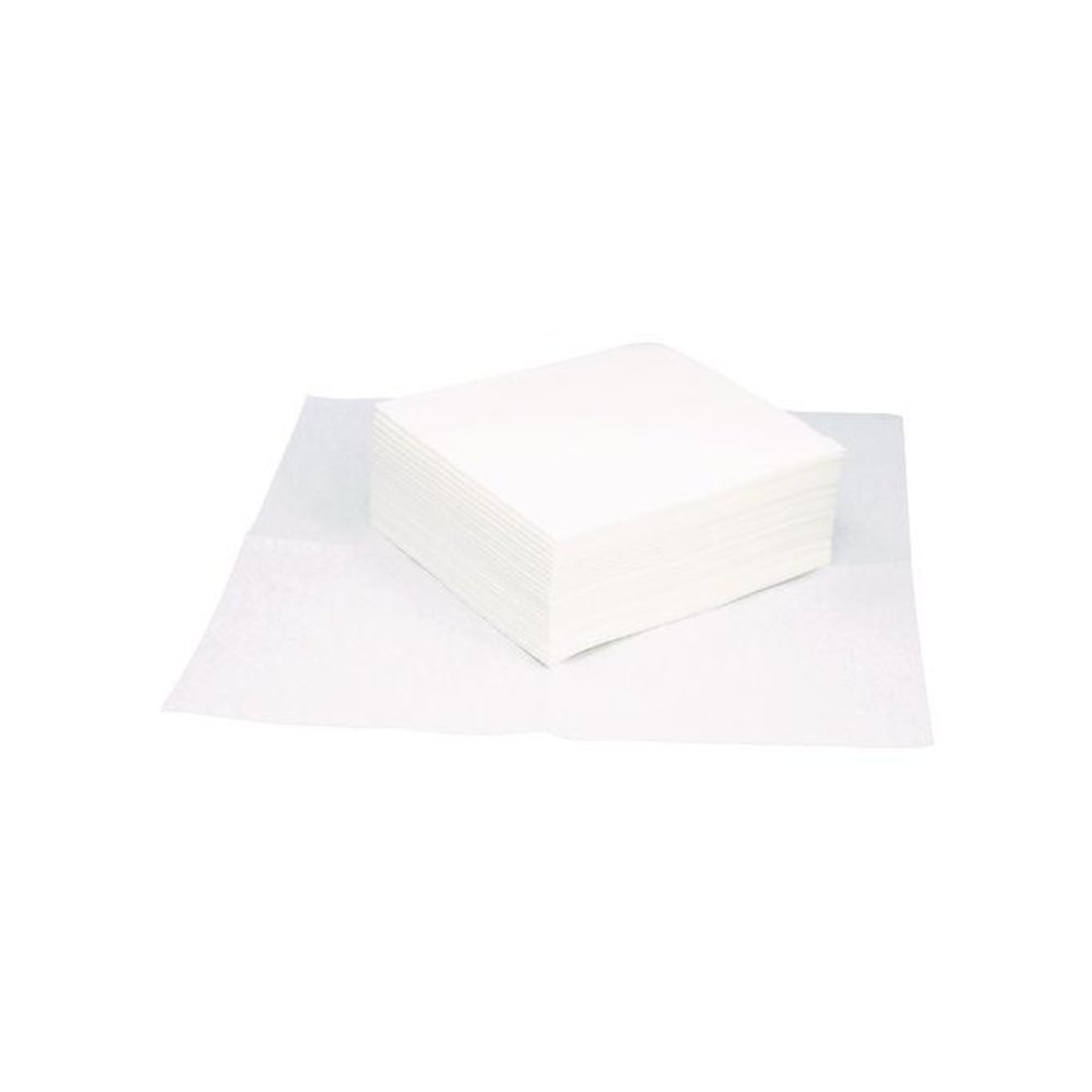 TASKBrand Grease and Oil Wipers, Quarterfold, 12 x 13.25, White, 50/Pack, 16 Packs/Carton. Picture 1