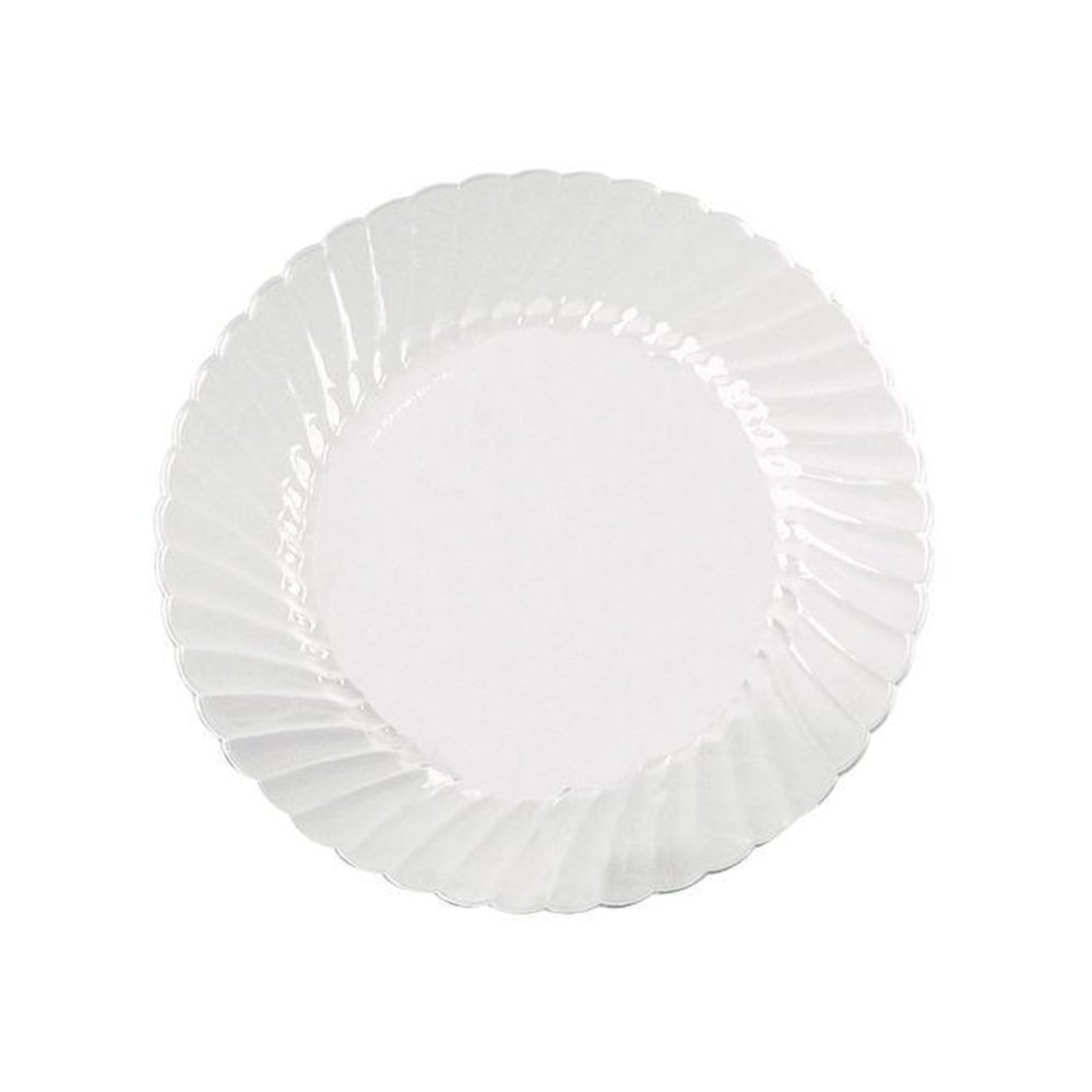 Classicware Plates, Plastic, 9" dia, Clear, 10/Bag, 18 Bags/Carton. Picture 1