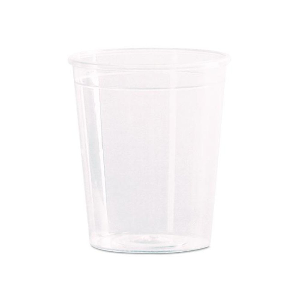Comet Plastic Portion/Shot Glass, 2 oz, Clear, 50/Pack, 50 Packs/Carton. Picture 1