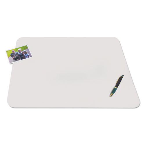 KrystalView Desk Pad with Antimicrobial Protection, Matte Finish, 36 x 20, Clear. Picture 2