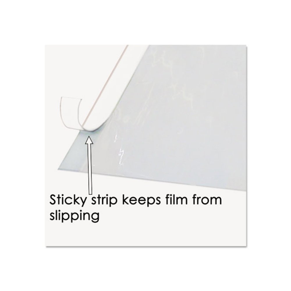Second Sight Clear Plastic Desk Protector, Hinged Top Protector, 25.5" x 21", Clear. Picture 5