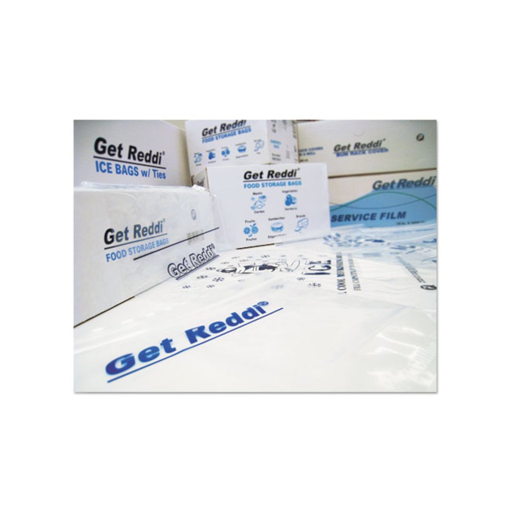 Food Bags, 4.5 gal, 10" x 4" x 20", Clear, 1,000/Carton. Picture 2